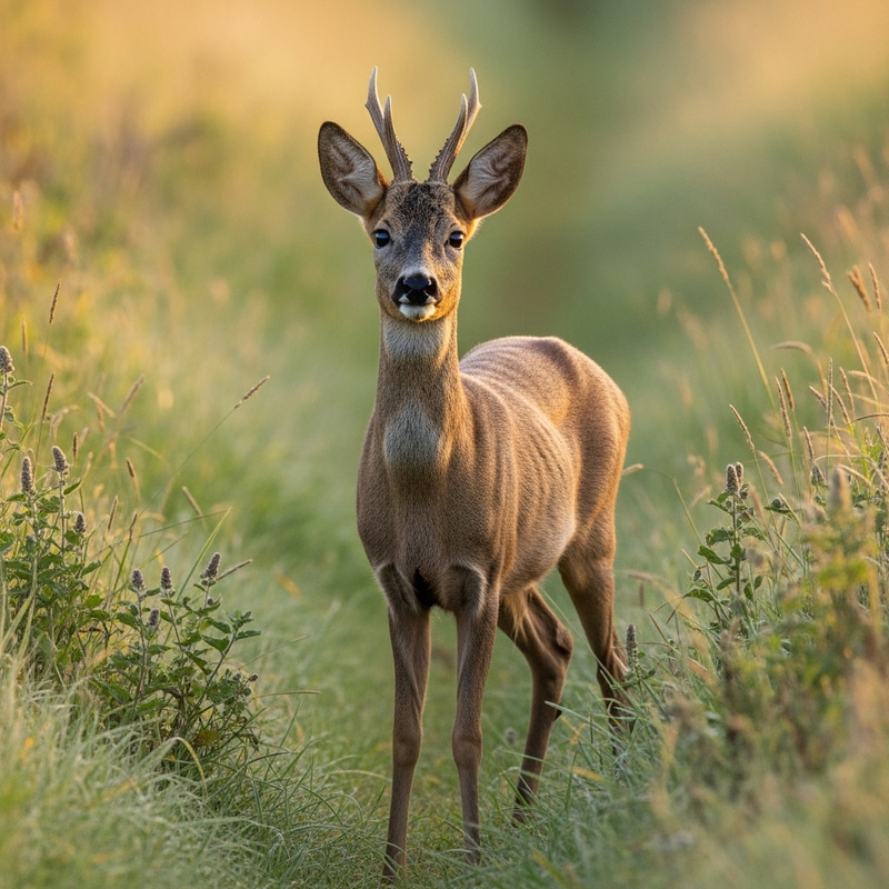 Roe Deer: Serenity of Nature in the Wild Roe Deer: Serenity of Nature in the Wild