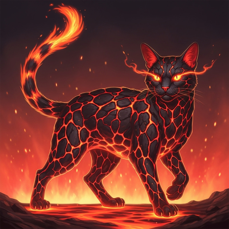 Magma Cat: The Fiery Feline Phenomenon Magma Cat: The Fiery Feline Phenomenon