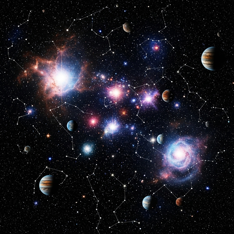 Majestic Space Revelations: A Stellar Cosmos
