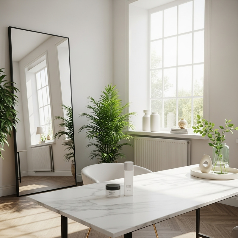 Create Serene Room Setting for Cosmetics Photoshoot Create Serene Room Setting for Cosmetics Photoshoot