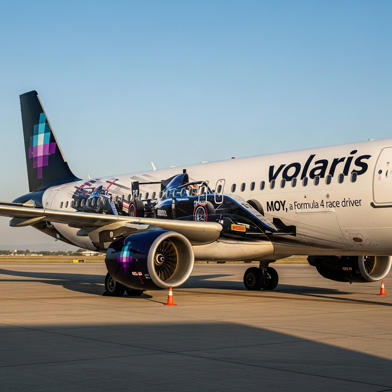 Volaris Aircraft with Special Design Featuring Formula 4 Car and Moy Zagursky Volaris Aircraft with Special Design Featuring Formula 4 Car and Moy Zagursky