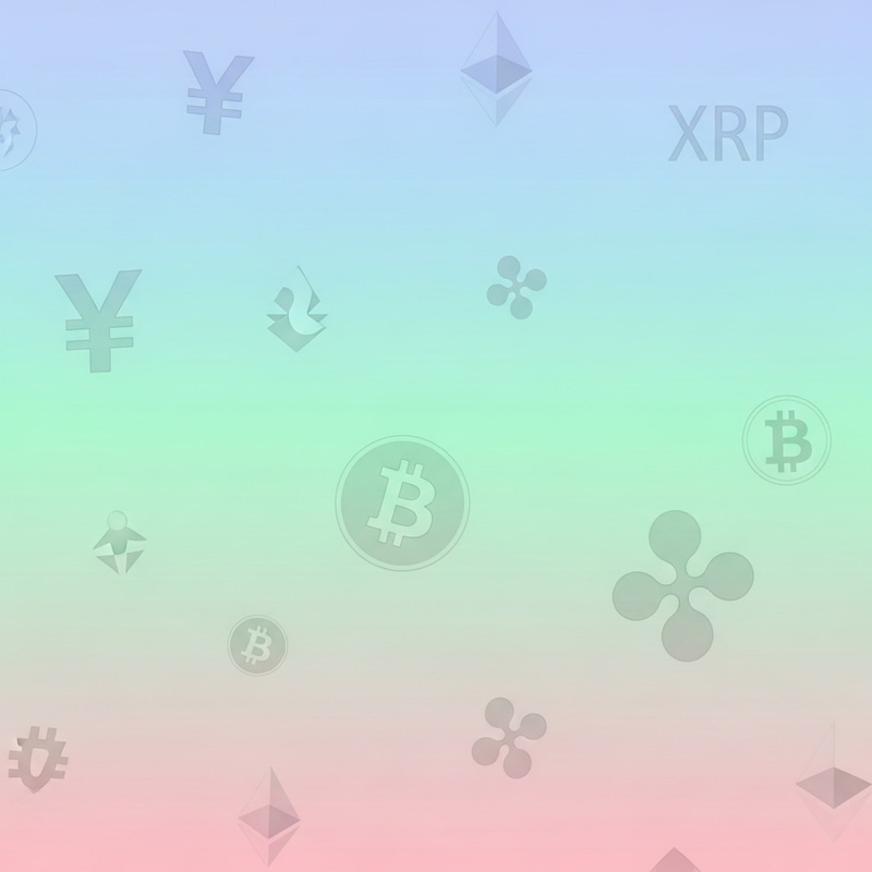 Beautiful Crypto-Themed Smartphone Wallpaper in Light Colors
