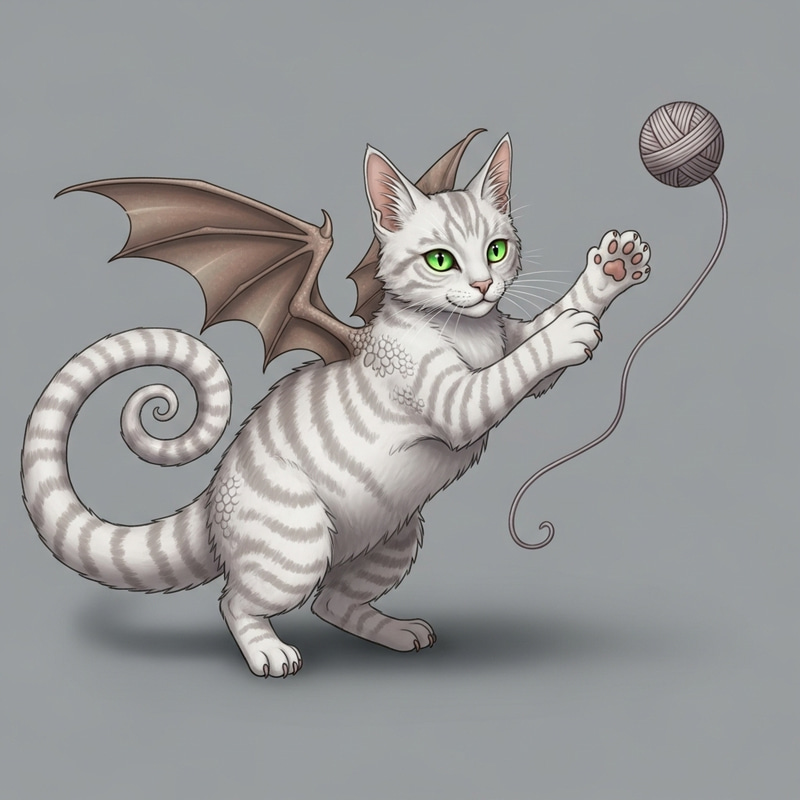 Cat Dragon Hybrid: The Unique Cross-Species Creature