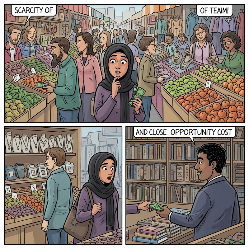 Scarcity & Opportunity Cost: Interactive Editorial Cartoon Scarcity & Opportunity Cost: Interactive Editorial Cartoon