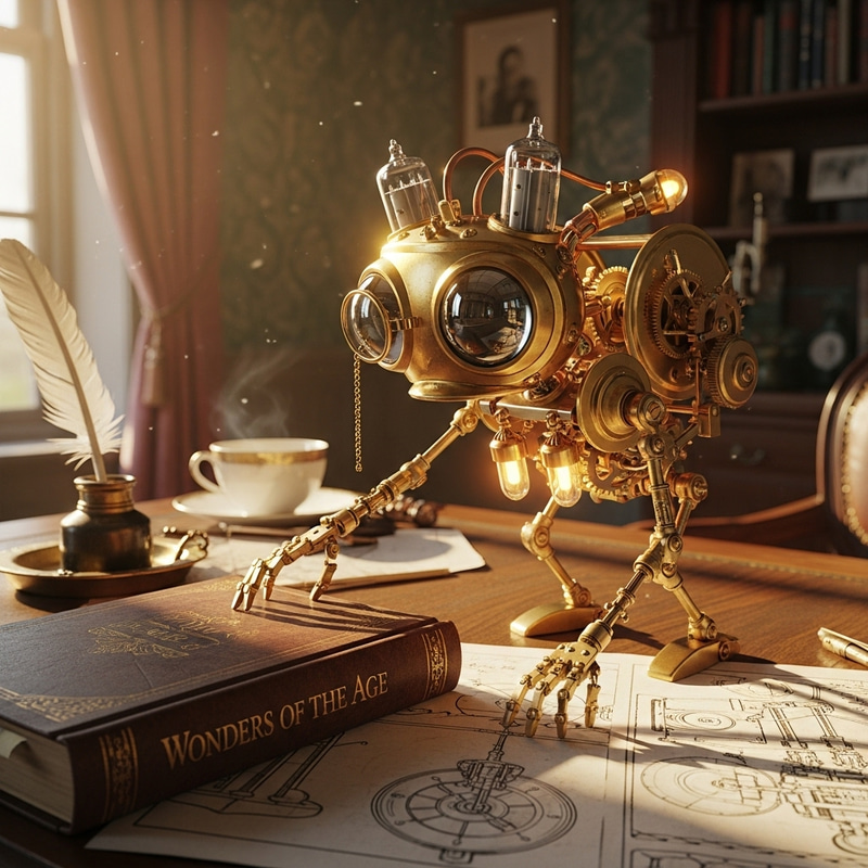 Adorable Steampunk Mechanical Entity Exploration Adorable Steampunk Mechanical Entity Exploration
