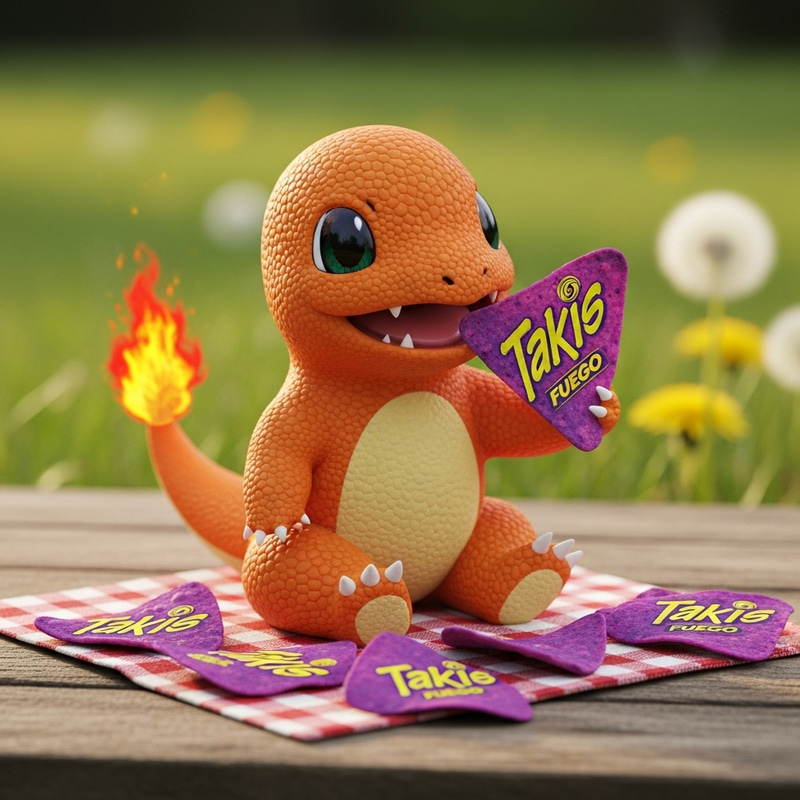 Glumanda and Takis: A Spicy Snack Adventure