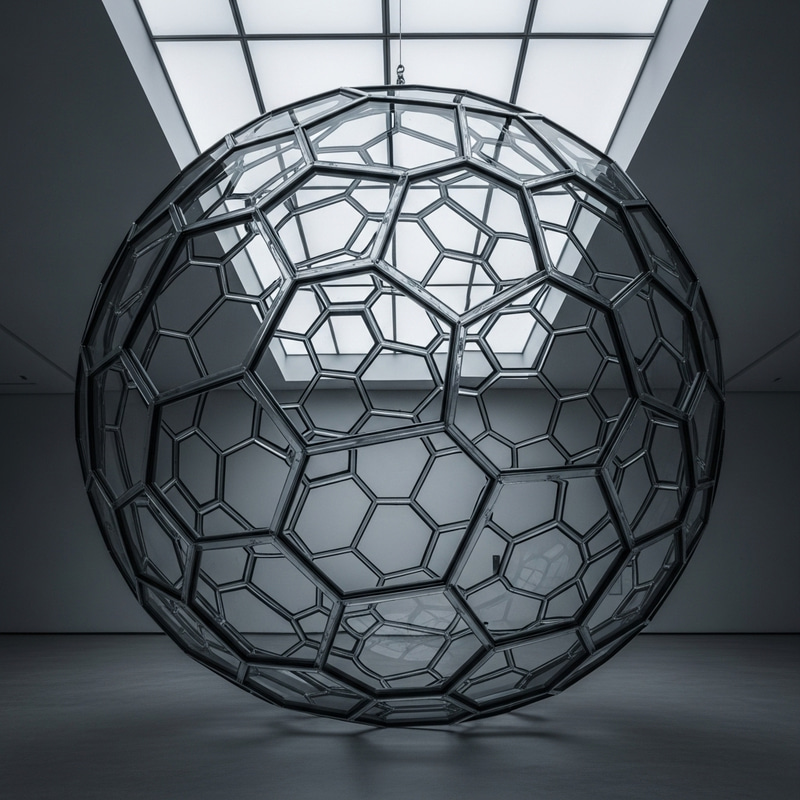 Modern Glass Sphere Photography | Abstract Architecture Art