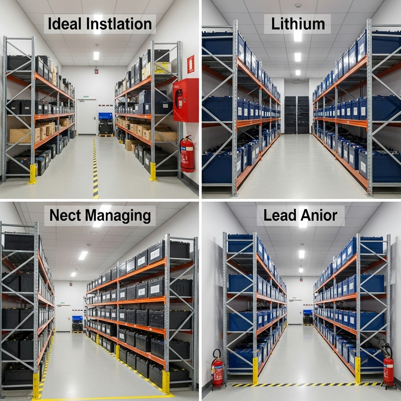 Ideal Storage for Lithium & Lead Batteries Ideal Storage for Lithium & Lead Batteries