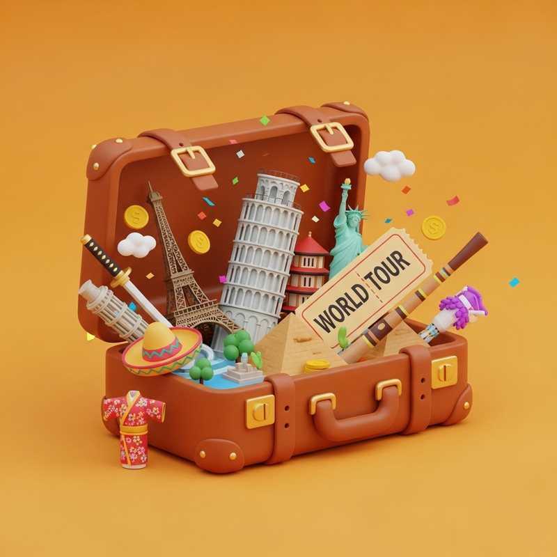 Explore the World with Our Travel Suitcase Explore the World with Our Travel Suitcase