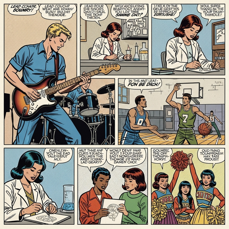 Teenage Drama Comic Book | High School Adventures Teenage Drama Comic Book | High School Adventures