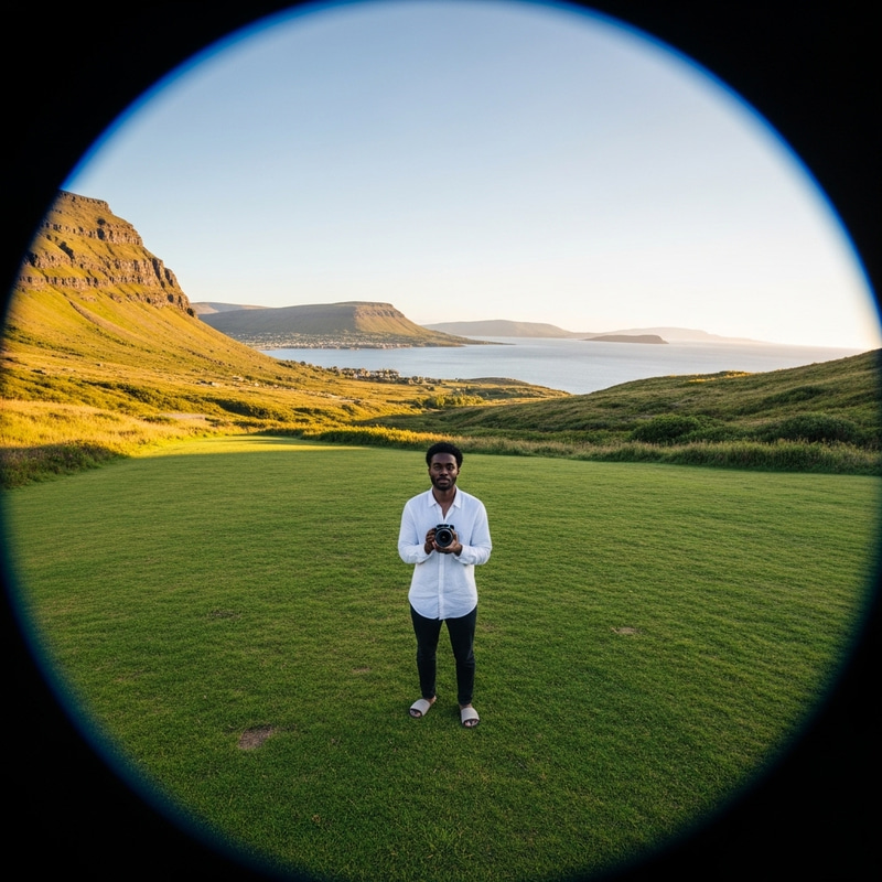 Vast Grassland Enchantment: Candid Pose in Golden Hour Lights Vast Grassland Enchantment: Candid Pose in Golden Hour Lights