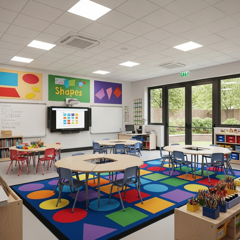 Dynamic Geometric Classroom Design | Shapes Learning Environment Dynamic Geometric Classroom Design | Shapes Learning Environment