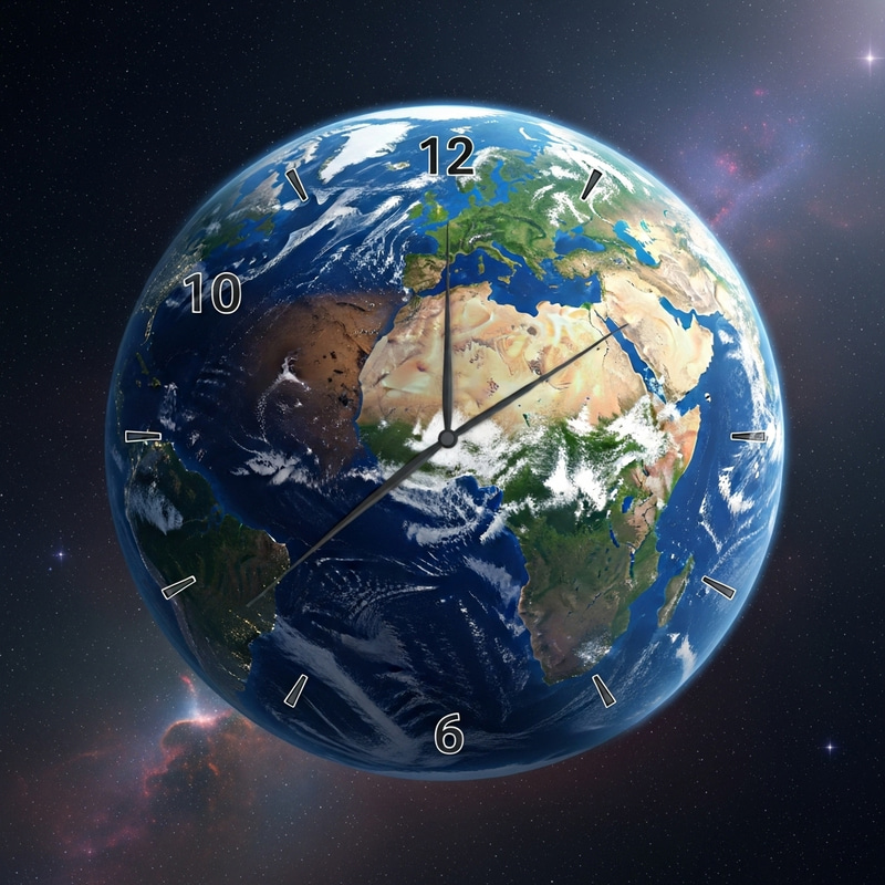 Earth as a Clock: A Symbol of Time and Nature Earth as a Clock: A Symbol of Time and Nature