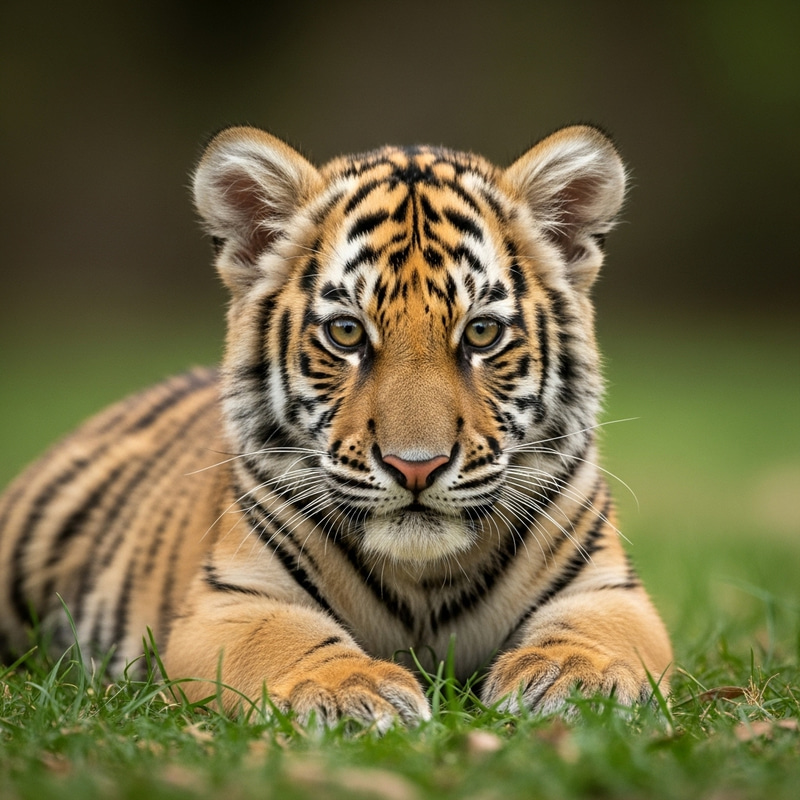 Cute Baby Tiger - Adorable Wildlife Photography Cute Baby Tiger - Adorable Wildlife Photography