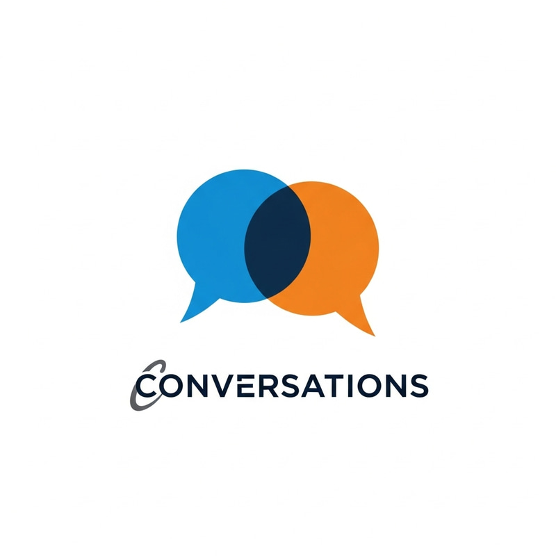 Conversations Logo Design: Modern & Dynamic Conversations Logo Design: Modern & Dynamic