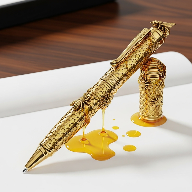 Honey Pen: A Luxurious Writer's Tool Honey Pen: A Luxurious Writer's Tool