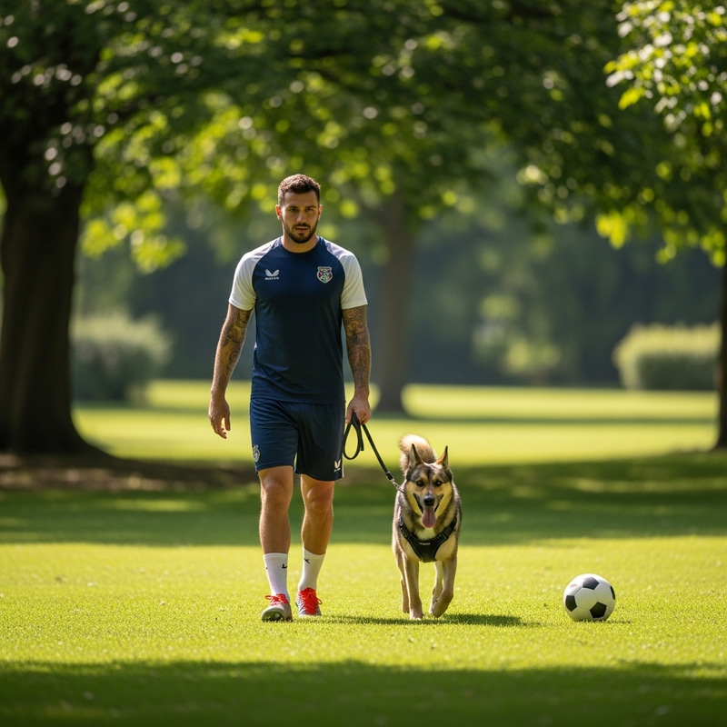 Cristiano Ronaldo Walking His Dog - Stroll in the Park Cristiano Ronaldo Walking His Dog - Stroll in the Park
