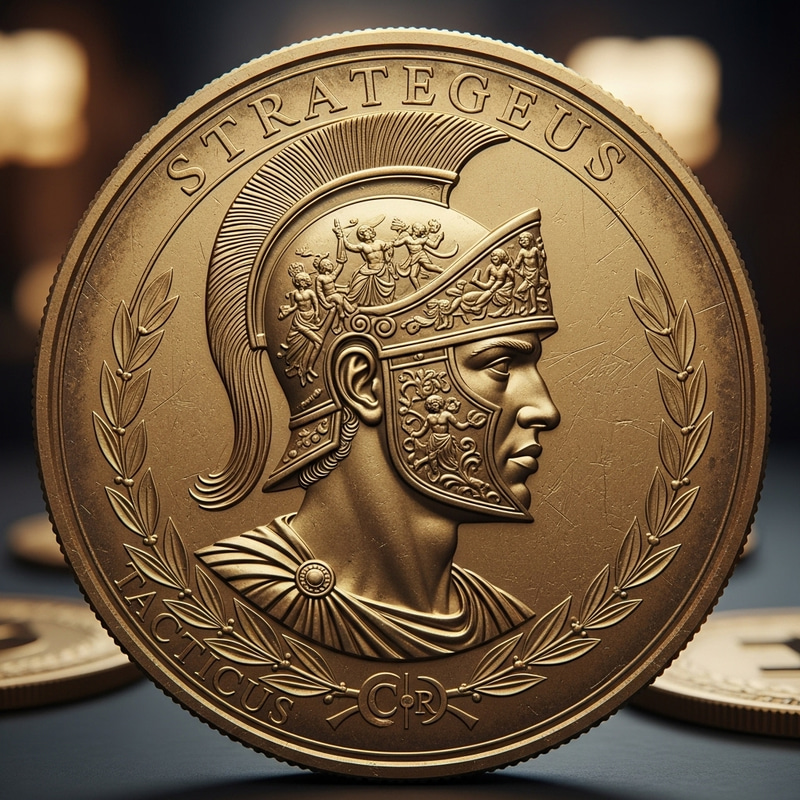 Historic Military Strategist Depicted on Unique Cryptocurrency Coin Historic Military Strategist Depicted on Unique Cryptocurrency Coin