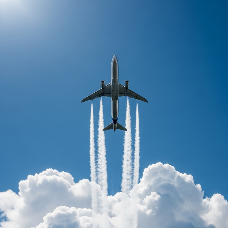 Aeroplane Flying in the Sky