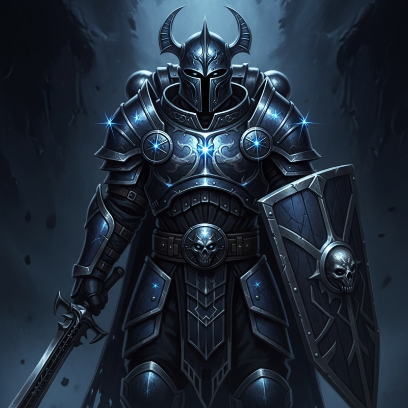 Chaos Space Marine in Dark Armor | Mystery & Dread Unveiled Chaos Space Marine in Dark Armor | Mystery & Dread Unveiled