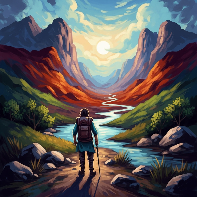 Exploring the Unknown: A Colorful Journey