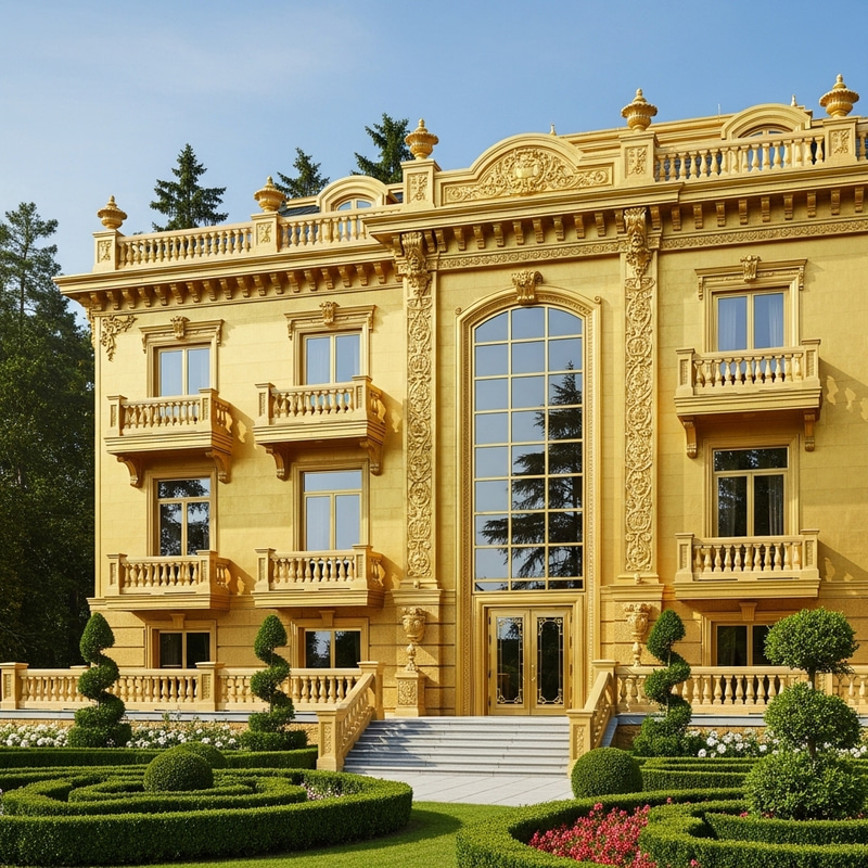 Golden Mansion: A Luxurious Architectural Marvel