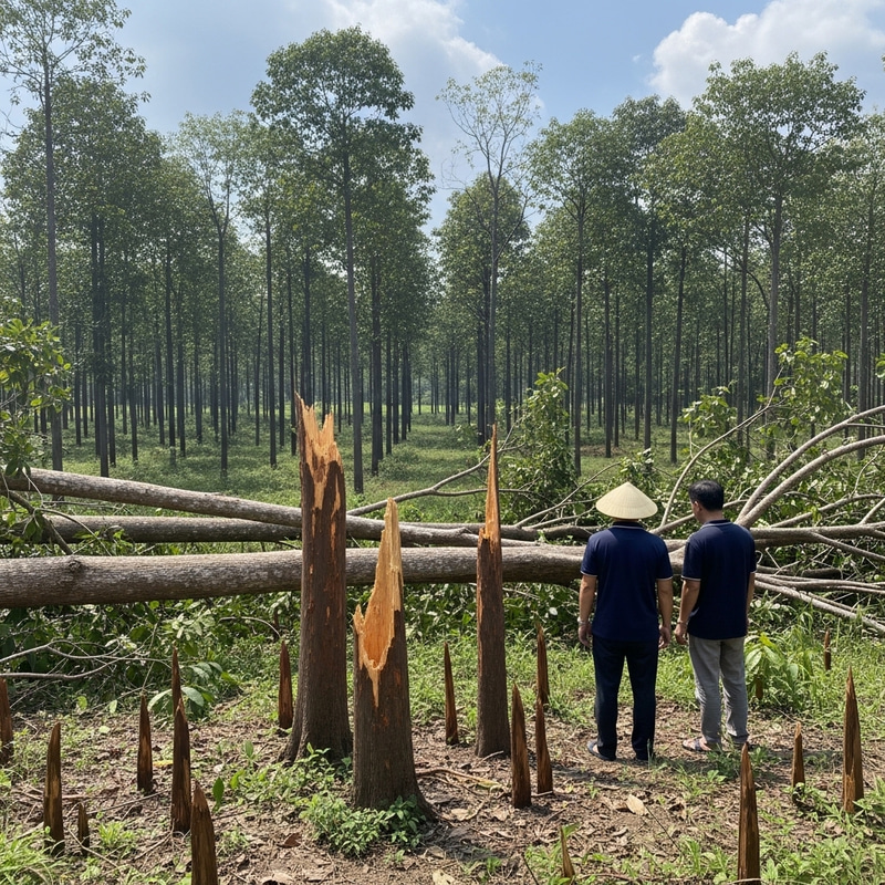 Regrowth in Xa Nu Forest: A Scene of Resilience Regrowth in Xa Nu Forest: A Scene of Resilience