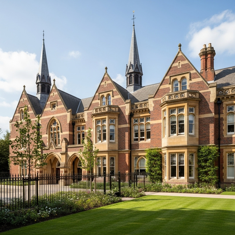 Modern Victorian Style School for Innovative Learning