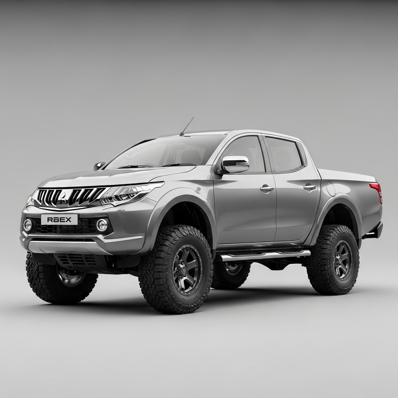 Lifted Mitsubishi Triton - Rugged Off-Road Truck Lifted Mitsubishi Triton - Rugged Off-Road Truck