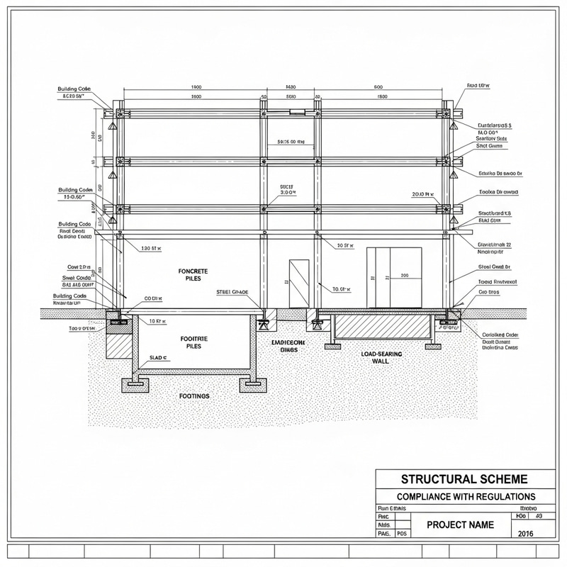 Structural Scheme in Compliance with Regulations: Create an Esquema Estructural Structural Scheme in Compliance with Regulations: Create an Esquema Estructural