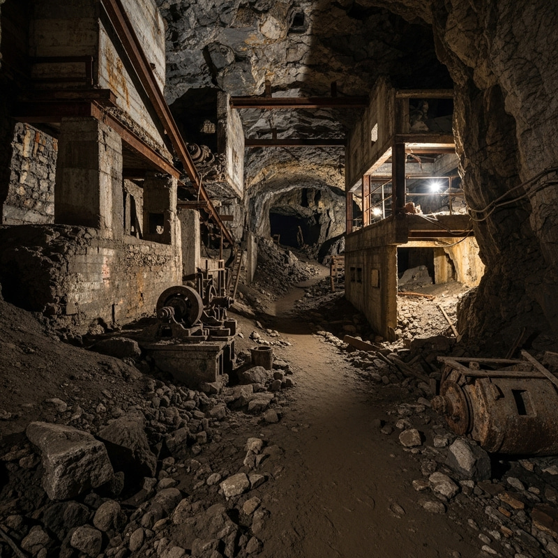 Terrifying Run-down Industrial Underground Cavern Exploration Terrifying Run-down Industrial Underground Cavern Exploration