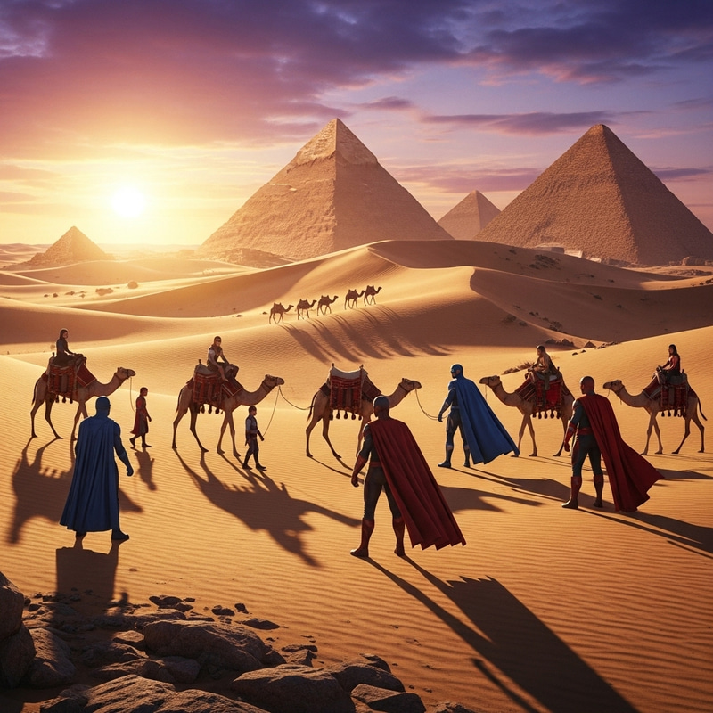 Marvel Superheroes in Egyptian Desert | Epic Cinematic Scene Marvel Superheroes in Egyptian Desert | Epic Cinematic Scene