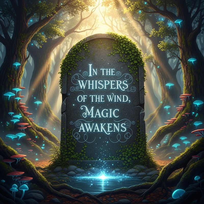 Enchanted Forest Fantasy Quote Enchanted Forest Fantasy Quote