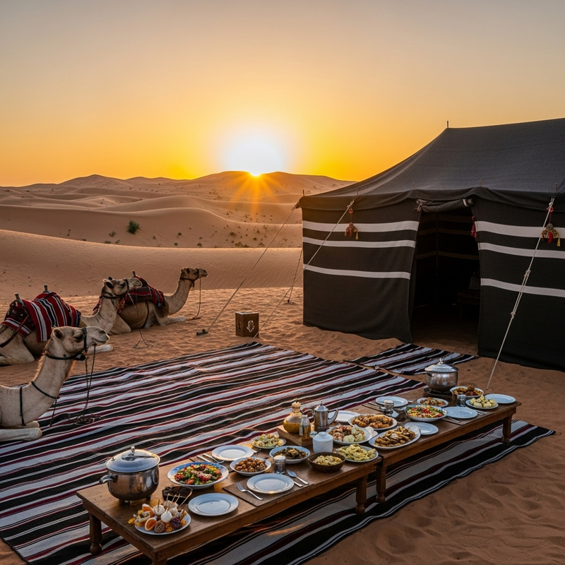 Sunset in Dubai Desert: Traditional Arabian Experience Sunset in Dubai Desert: Traditional Arabian Experience