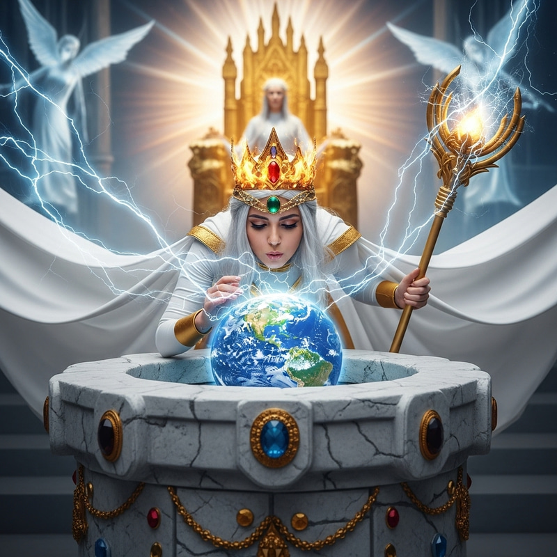 Mystical Heroine Energizes Earth with Electric Powers