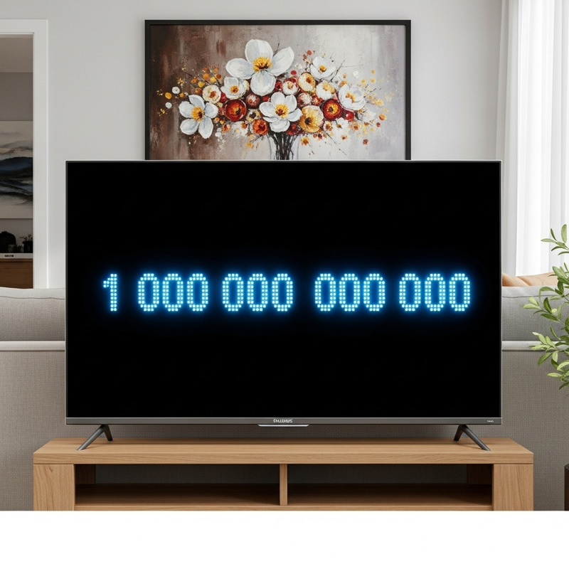 1 Quadrillion Display TV - Modern Design & Sleek Bezel 1 Quadrillion Display TV - Modern Design & Sleek Bezel