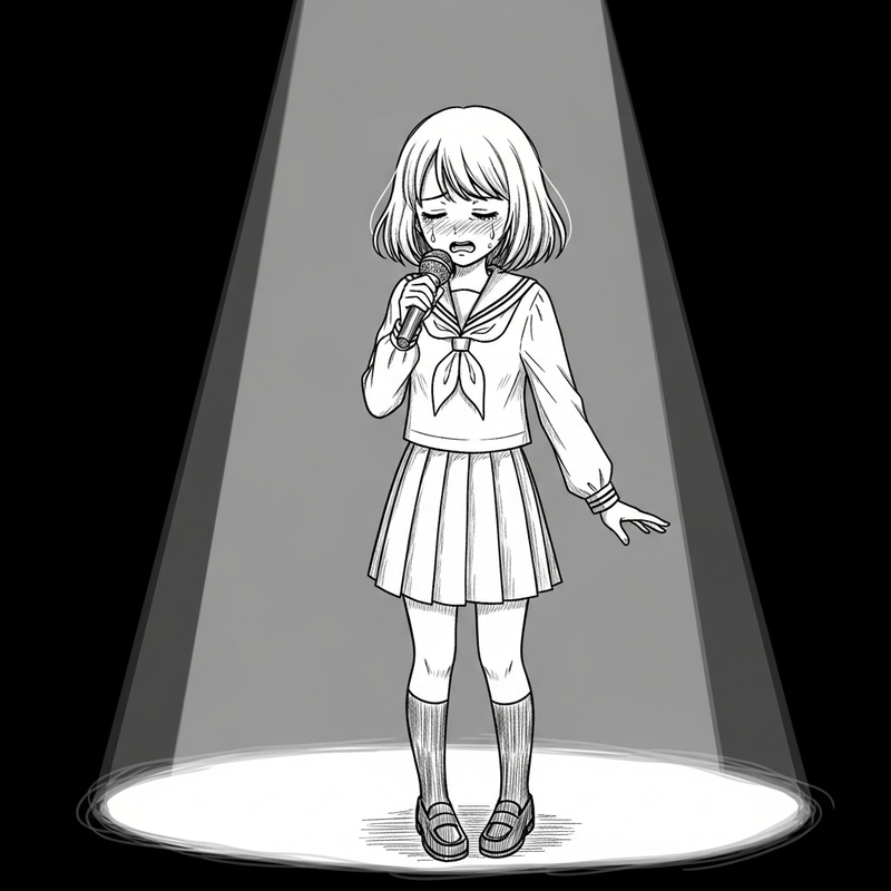 Bochi the Rock Anime Character Hitorigoto Singing