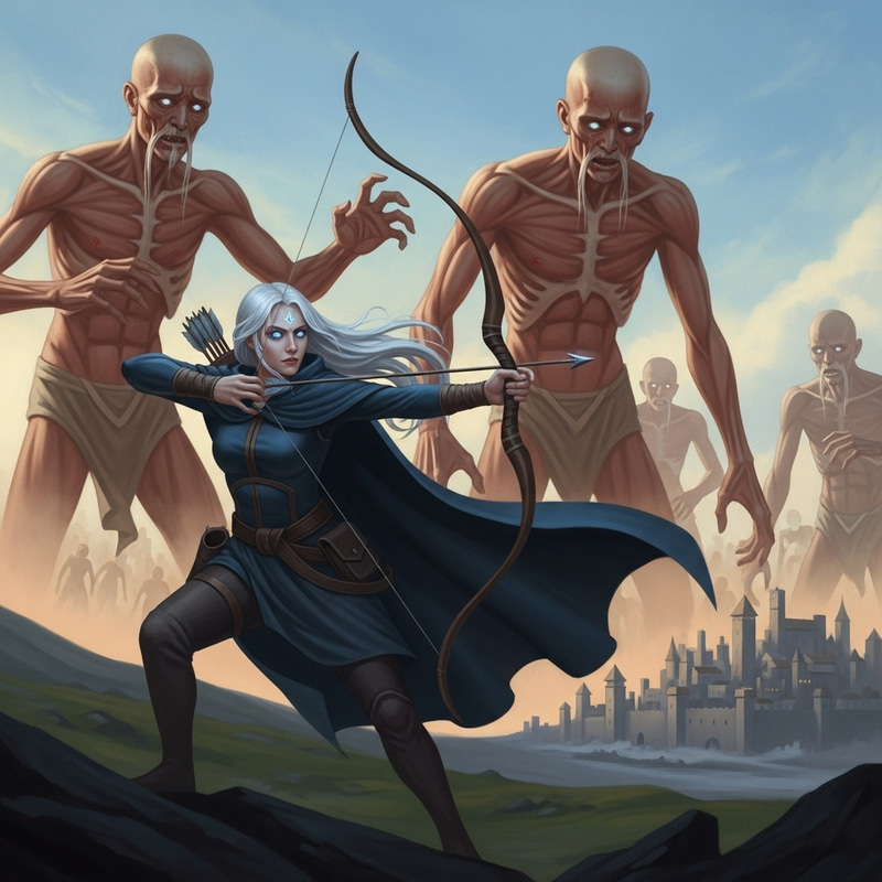 Drow Ranger from Attack on Titan | Mysterious Archery Enigma Drow Ranger from Attack on Titan | Mysterious Archery Enigma