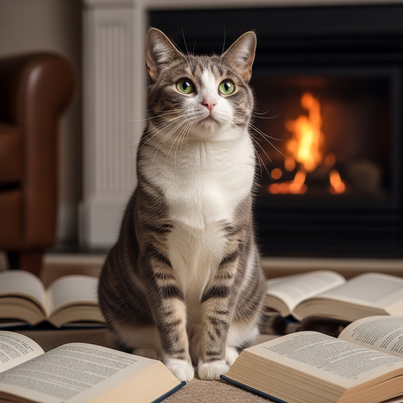 Smart Cat: Bright Eyes & Vibrant Fur Smart Cat: Bright Eyes & Vibrant Fur