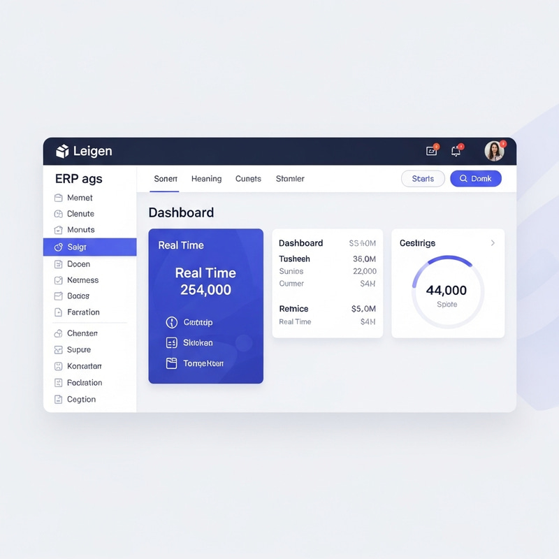 Efficient ERP Software Landing with Modern Design Efficient ERP Software Landing with Modern Design