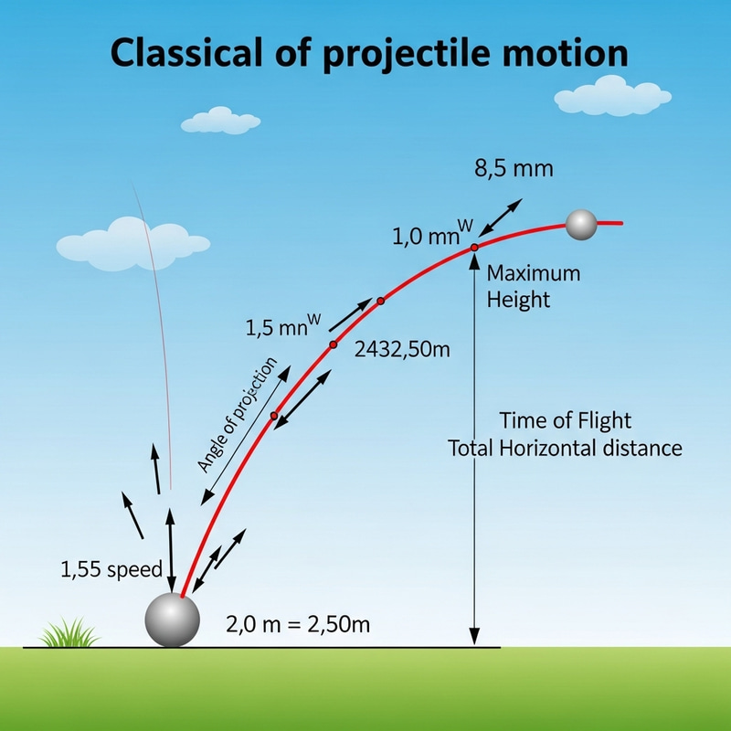 Projectile Motion Explained: Physics Concept Visualized