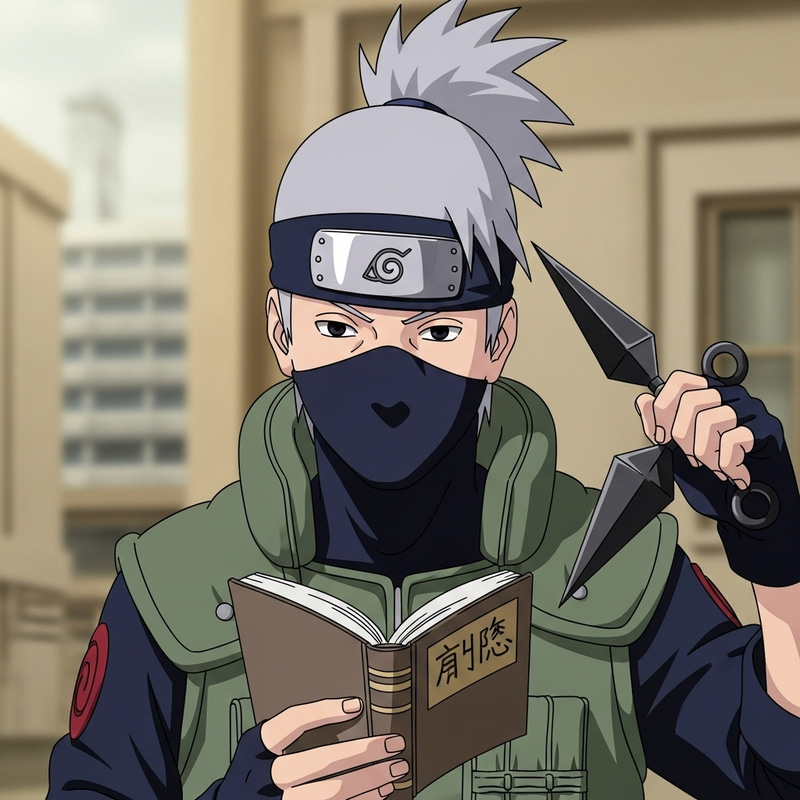 Kakashi Hatake: Silver-Haired Ninja with Penetrative Gaze Kakashi Hatake: Silver-Haired Ninja with Penetrative Gaze