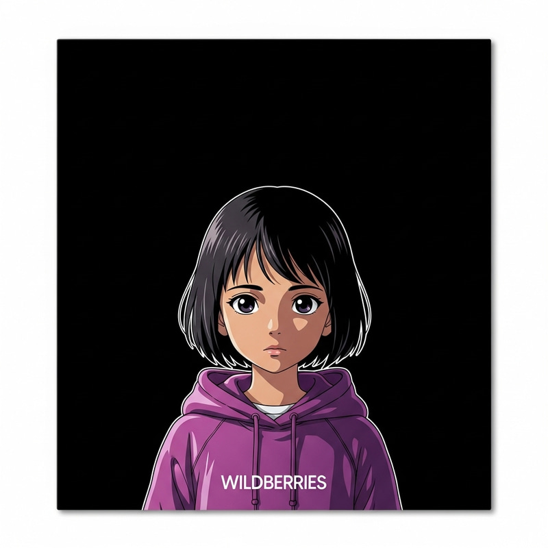 Introspective Anime-Style Portrait of a Young Girl | WildBerries Introspective Anime-Style Portrait of a Young Girl | WildBerries