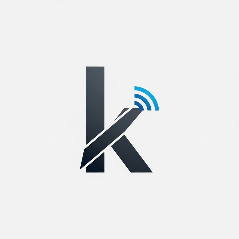 Smart and Modern Letter K Logo Design with Minimalistic Elements