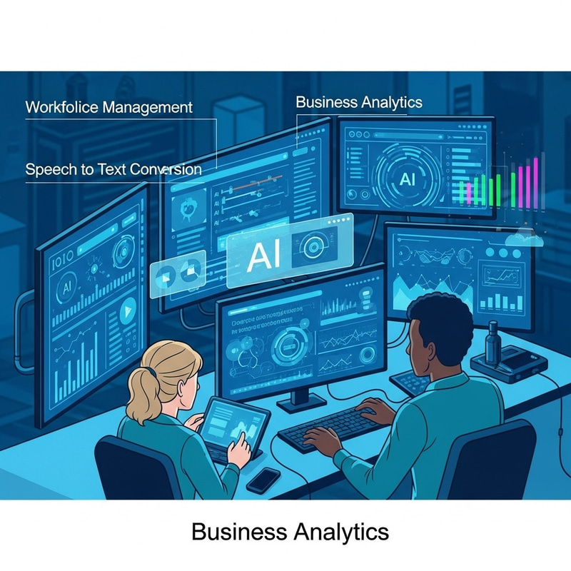 AI, WFM, Speech to Text & Business Analytics for Product Enhancement