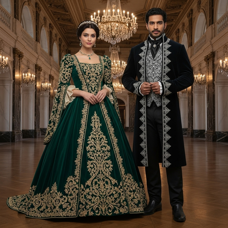 Exquisite Victorian & South Asian Inspired Costume Imagery
