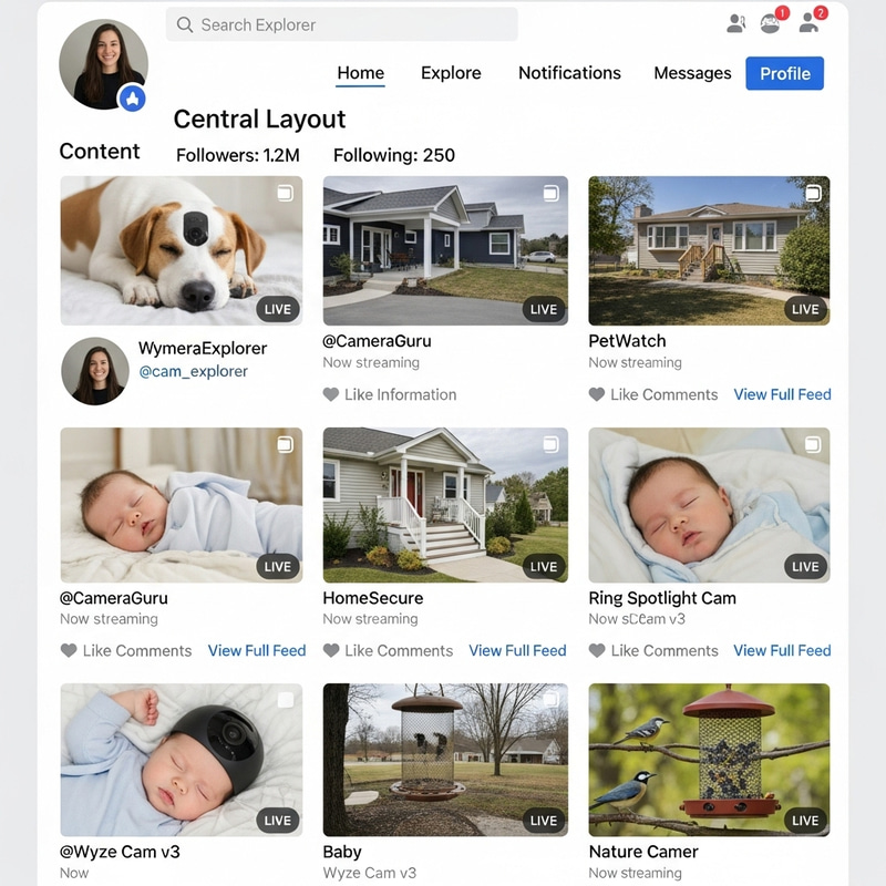 Social Media for WiFi Cameras | Connect, Share & Explore Social Media for WiFi Cameras | Connect, Share & Explore