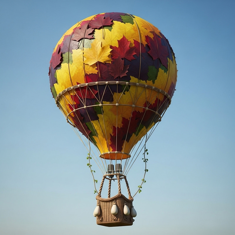 Natural Hot Air Balloon: Stunning Eco-Creation Natural Hot Air Balloon: Stunning Eco-Creation