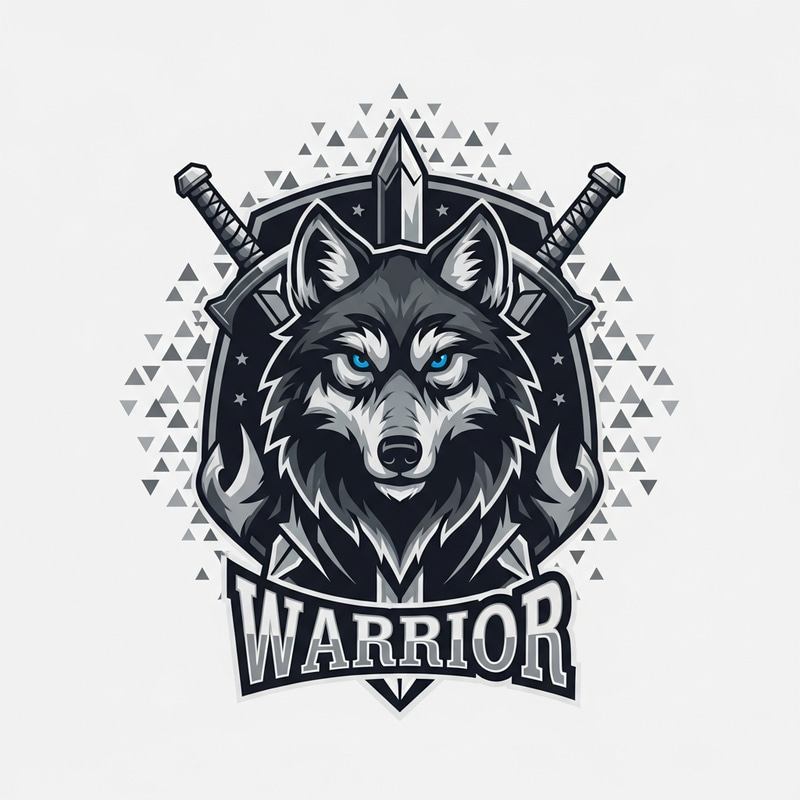 Wolf Warrior Emblem: Strength and Power Symbolized Wolf Warrior Emblem: Strength and Power Symbolized