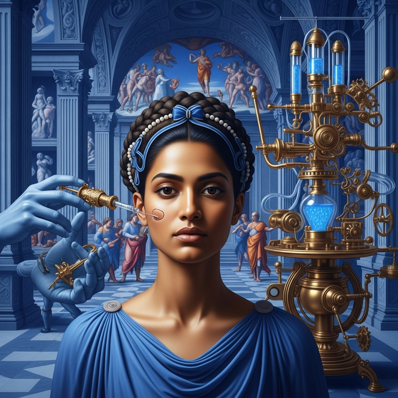 Michelangelo-Inspired Cosmetology: Injections vs. Hardware for Woman's Face Michelangelo-Inspired Cosmetology: Injections vs. Hardware for Woman's Face